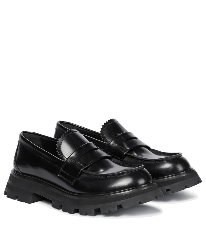 Photo: Alexander McQueen - Wander leather loafers