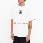 Men's AAPE Universe T-Shirt in White