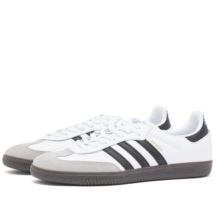 Photo: Adidas Samba OG Sneakers in White/Core Black