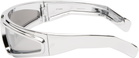Rick Owens Silver Ryder Sunglasses