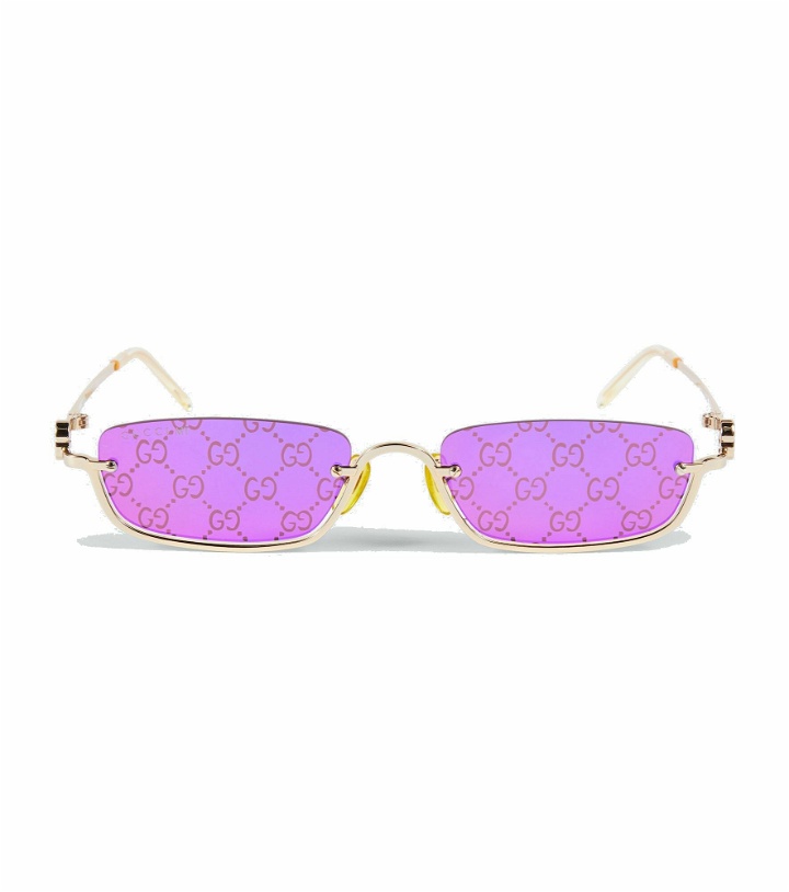 Photo: Gucci - GG rectangular sunglasses