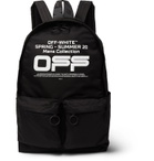 Off-White - Logo-Print Shell Backpack - Black