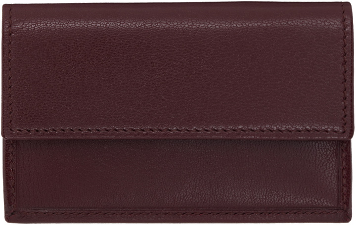 Photo: The Row Burgundy Two Card Holder