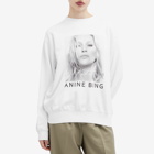 Anine Bing Women's Ramona Kate Moss Sweatshirt in White