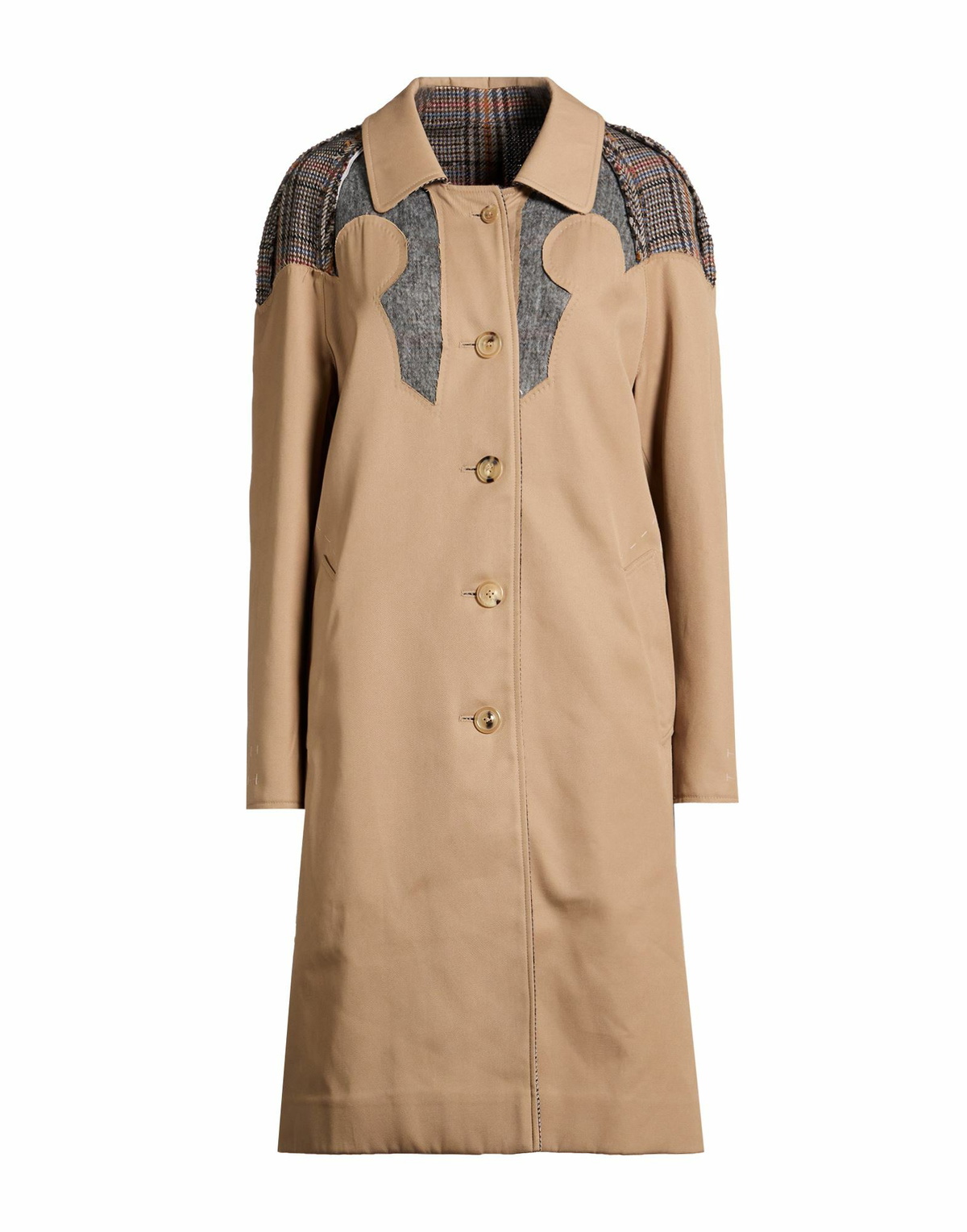 Maison Margiela Womens Overcoat & Trench Coat Sand