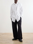 Maison Margiela - Bianchetto-Printed Satin Shirt - White