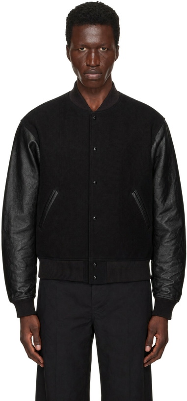 Photo: visvim Black Varsity Jacket