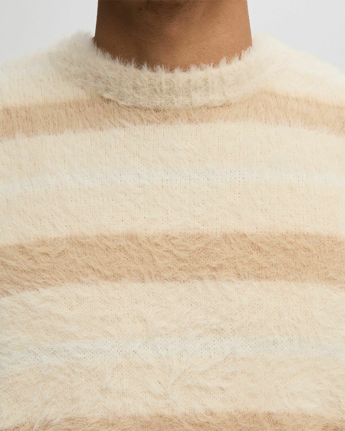 Reternity FURRY KNIT SWEATER Multi-color Mens Pullover