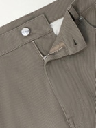 Dunhill - Tapered Cotton-Blend Twill Trousers - Green