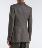 Gabriela Hearst Leiva herringbone cashmere and wool blazer