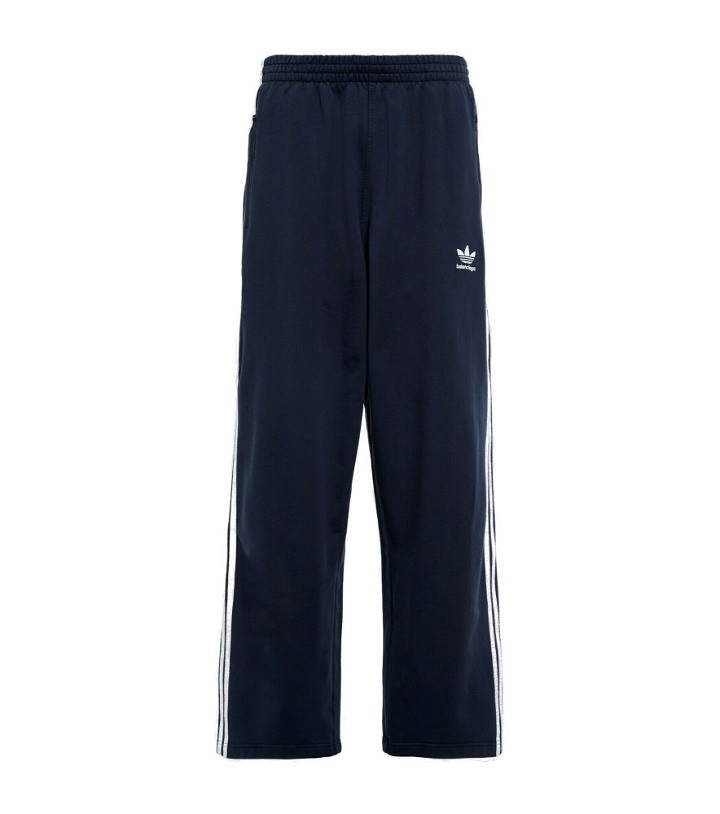 Photo: Balenciaga - x Adidas logo cotton sweatpants