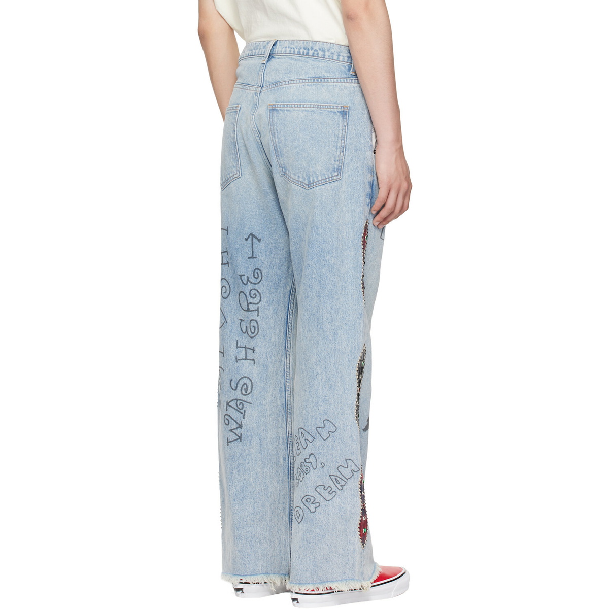 Satoshi Nakamoto Blue Nessa Jeans