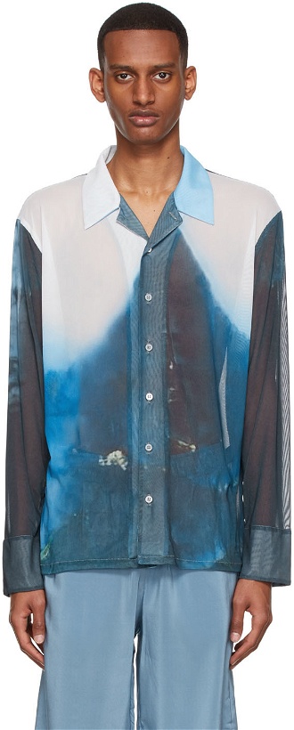 Photo: Serapis Blue Polyester Shirt