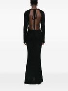 Jade Cropper Open-Back Knitted Maxi Dress