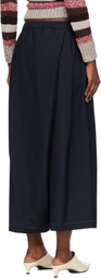 Marni Black Batavia Wool Low-Crotch Trousers