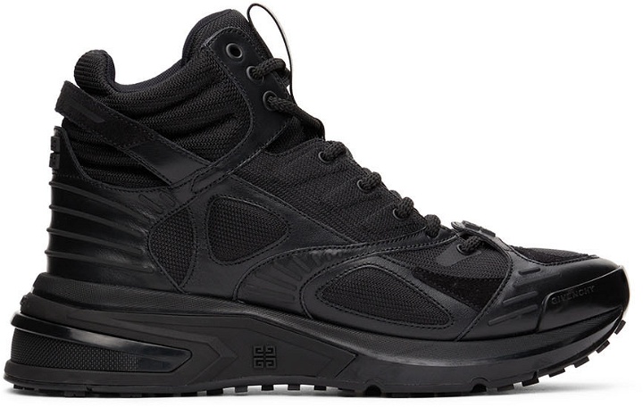 Photo: Givenchy Black GIV 1 TR High Sneakers