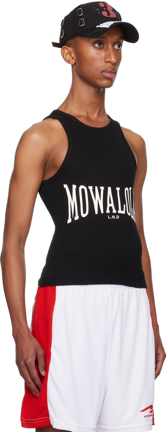 Mowalola Black Sweat Tank Top Mowalola