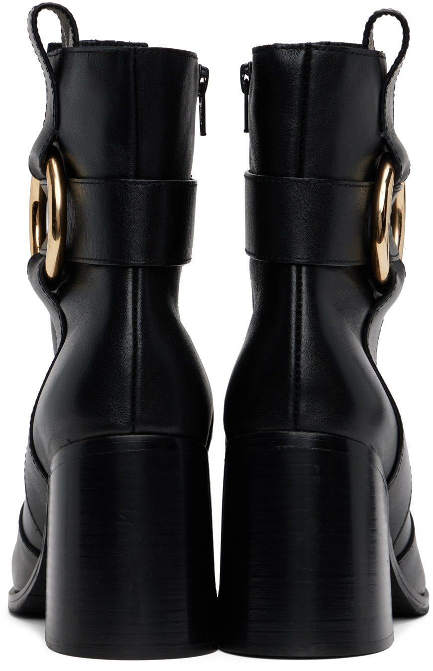 【関税込み】See by Chloe ブラック New Ring Line ブーツ See by Chloé Black New Ring Line Boots Chloe