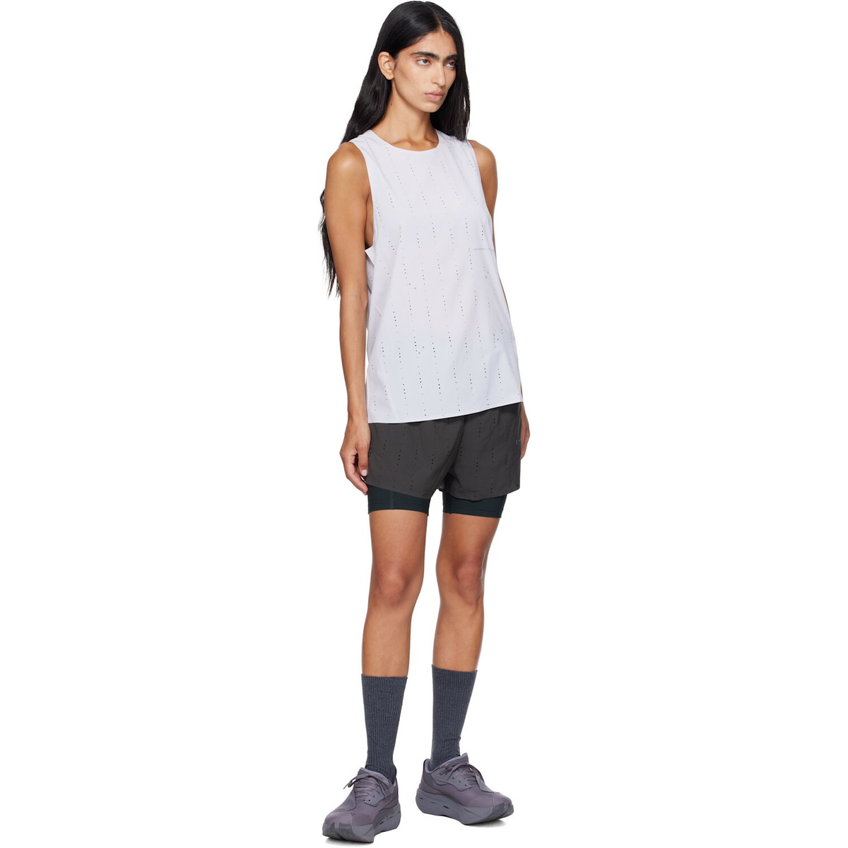 POST ARCHIVE FACTION (PAF) Purple On Edition Singlet Tank Top