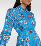 Tory Burch Printed silk midi dress