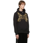 Versace Jeans Couture Black Baroque Hoodie