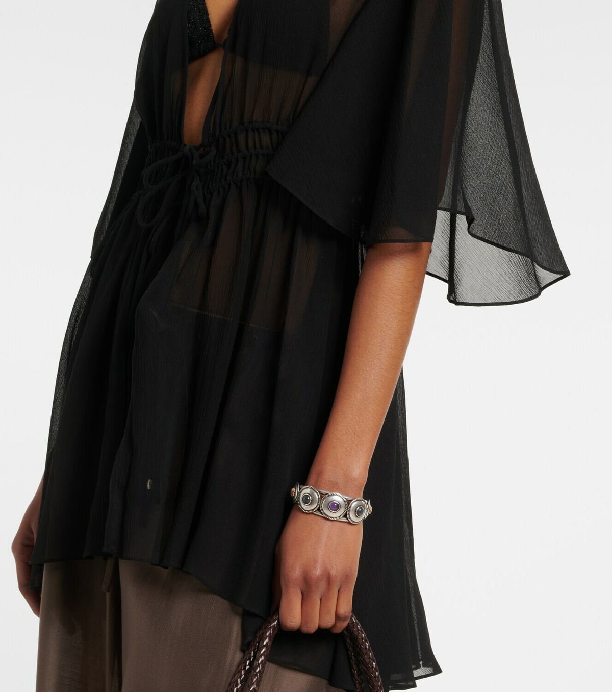 Eres Operette silk muslin top