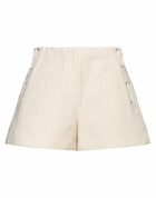 Maje Womens Shorts & Bermuda Shorts Cream