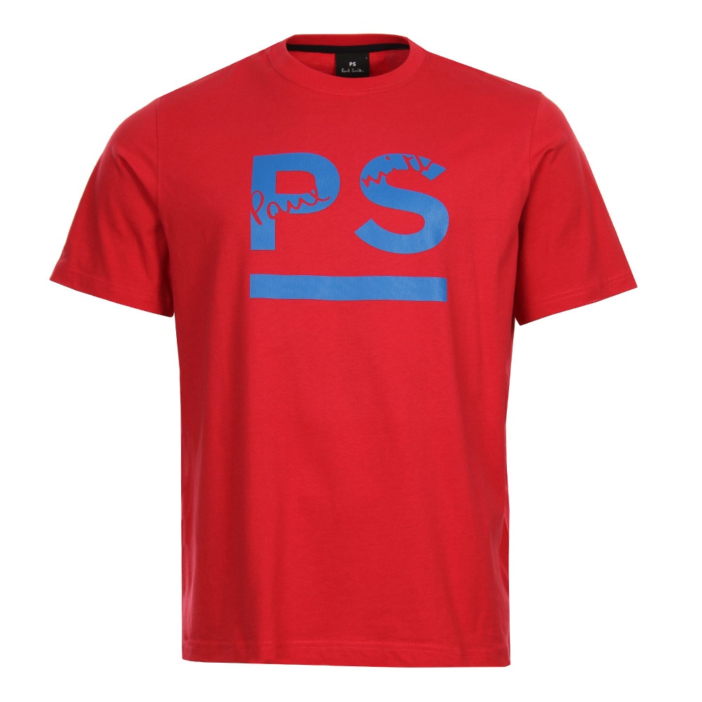 Logo T-Shirt - Red / Blue