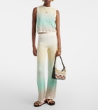 Missoni Soft Zigzag leather-trimmed shoulder bag