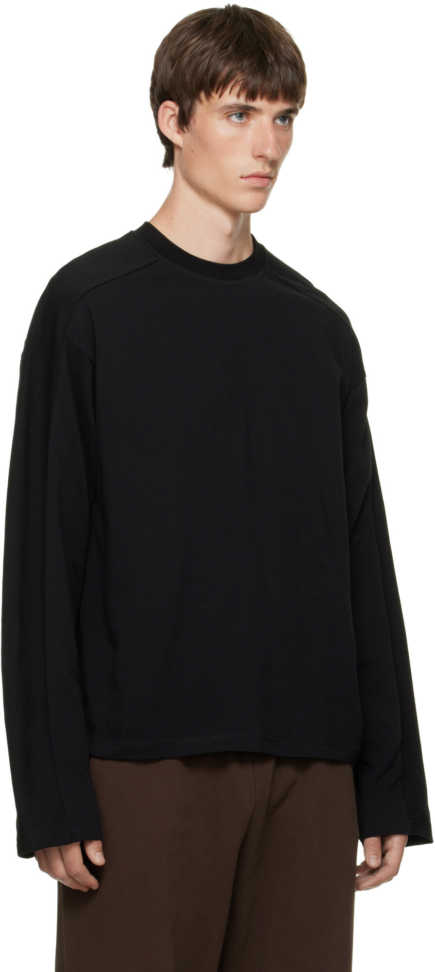 Entire Studios Black Heavy Long Sleeve T-shirt Entire Studios