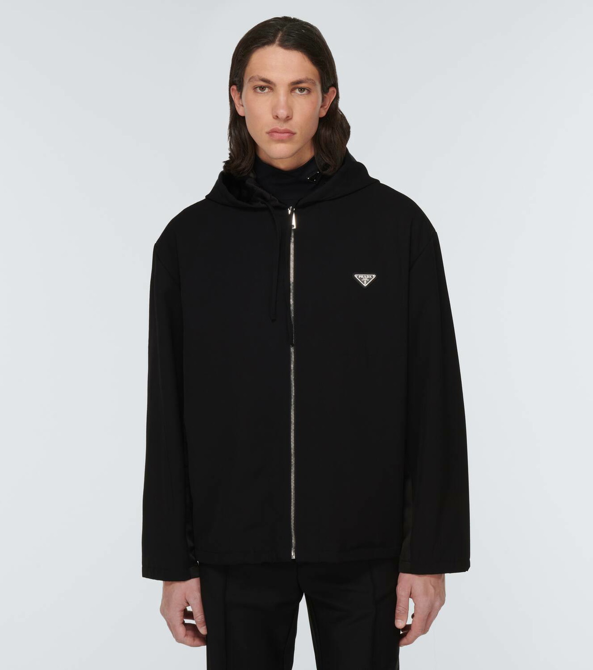 Prada Hooded virgin wool jacket Prada