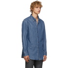 Brioni Blue Denim Regular Shirt