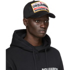 Dsquared2 Black Canadian Iconography Baseball Cap