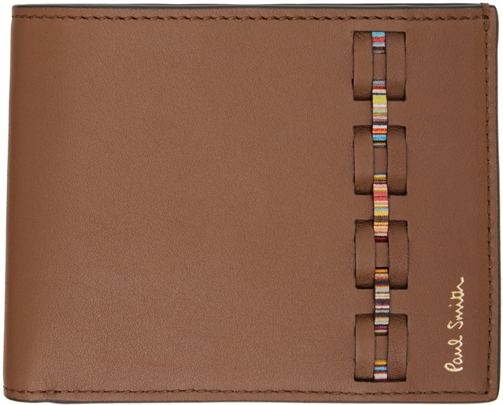 Photo: Paul Smith Brown Woven Front Wallet