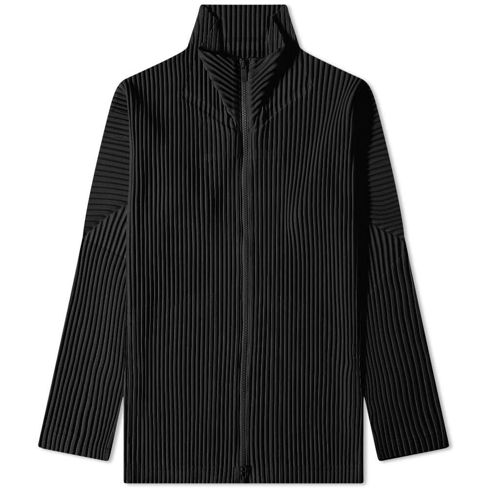Homme Plisse Issey Miyake Men's Giacca Plissettata Doppiopetto Black