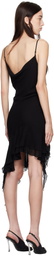 MISBHV Black Ruffle Strap Minidress