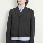 Comme des Garçons Homme Plus Men's Wool Blazer in Black