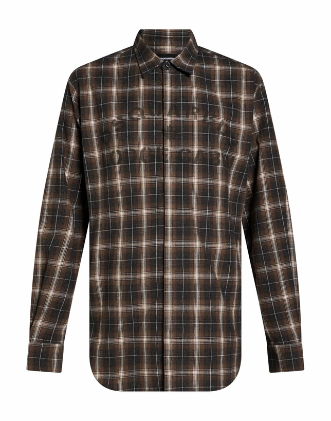 Photo: Dsquared2 Mens Shirt in Brown