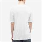 Officine Generale Men's Officine Générale Pigment Dyed Linen T-Shirt in White