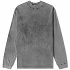 Acne Studios Men's Enick Vintage Long Sleeve T-Shirt in Faded Black