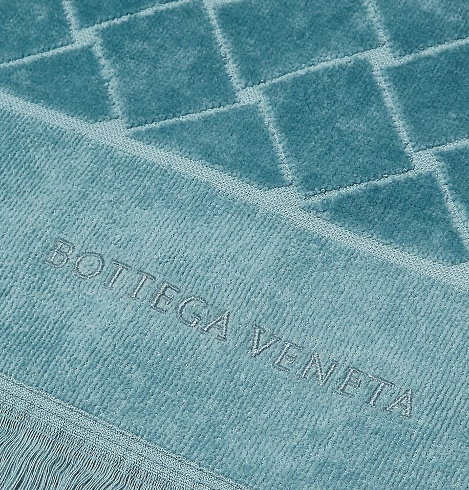 Bottega Veneta Beach towels Men Cotton Green