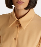 Mugler Pleated shirt