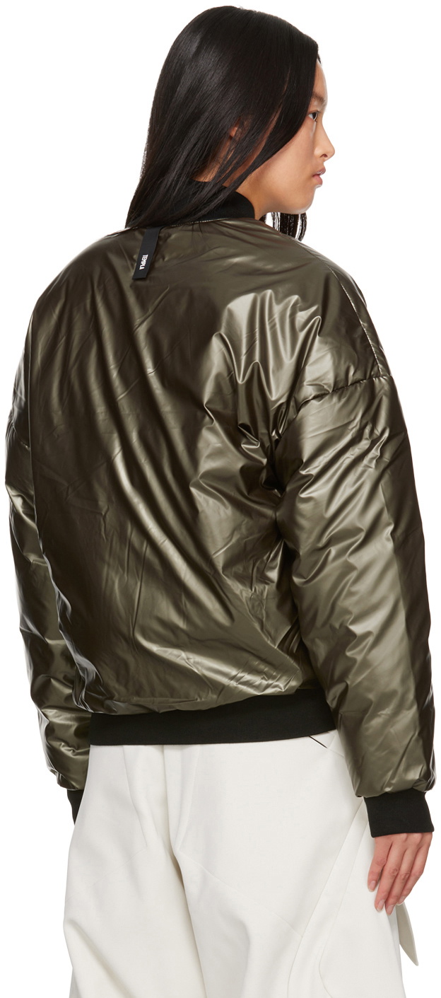Templa Khaki Alkane Down Bomber Jacket