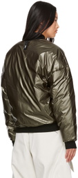 Templa Khaki Alkane Down Bomber Jacket