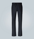 Maison Margiela - Tailored drawstring wool formal pants