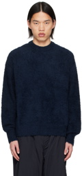 Wooyoungmi Navy Hairy Sweater