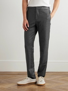 Loro Piana - Leisure City Slim-Fit Virgin Wool and Cashmere-Blend Trousers - Gray