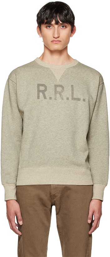 Photo: RRL Gray Faded Sweatshirt