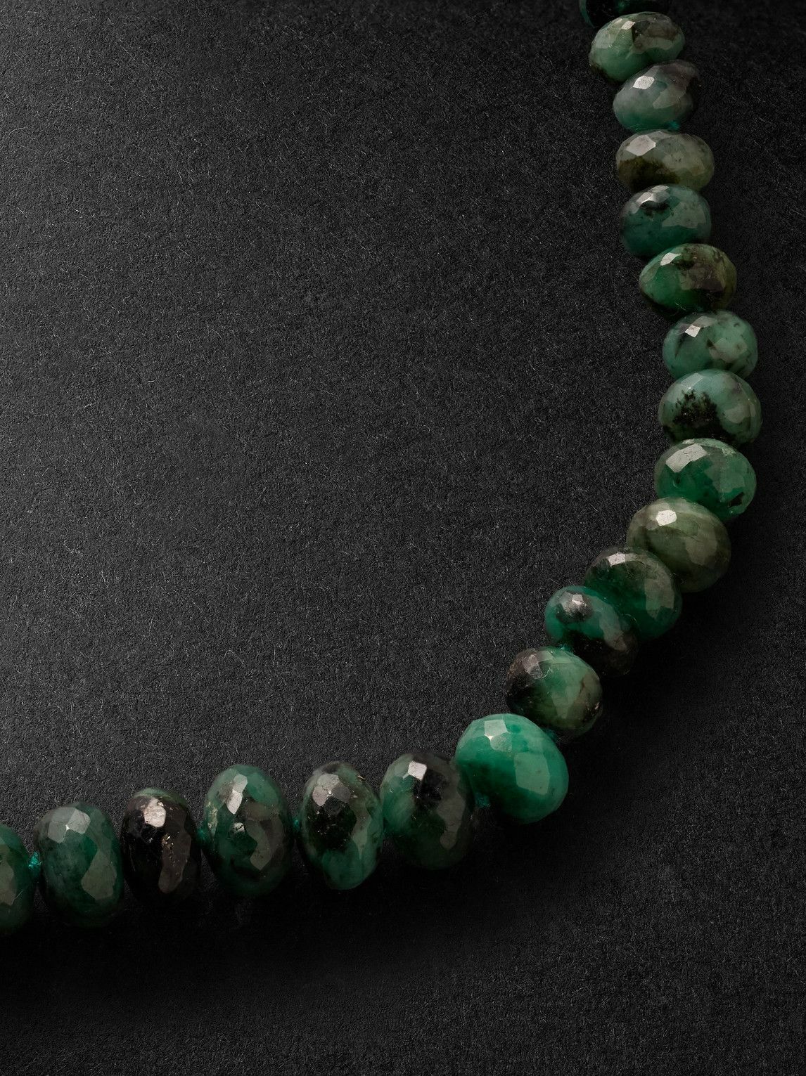 JIA JIA - Oracle Gold Emerald Beaded Necklace