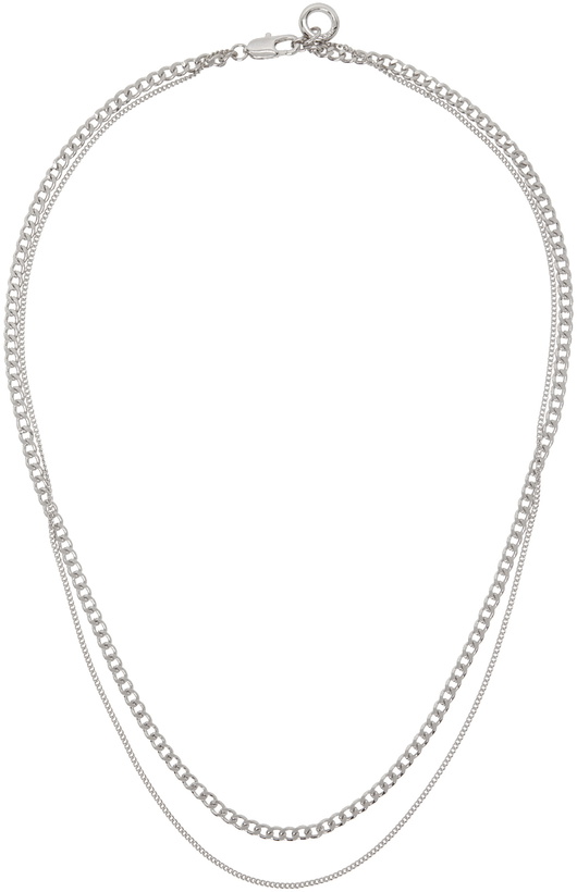 Photo: A.P.C. Silver Minimal Necklace